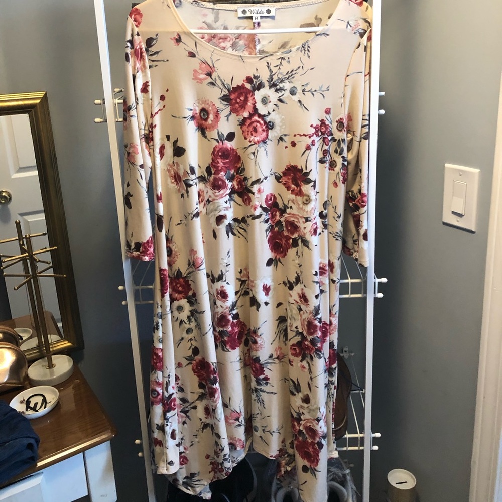 Wilde Dress/ Pink Floral/ Size M-L
